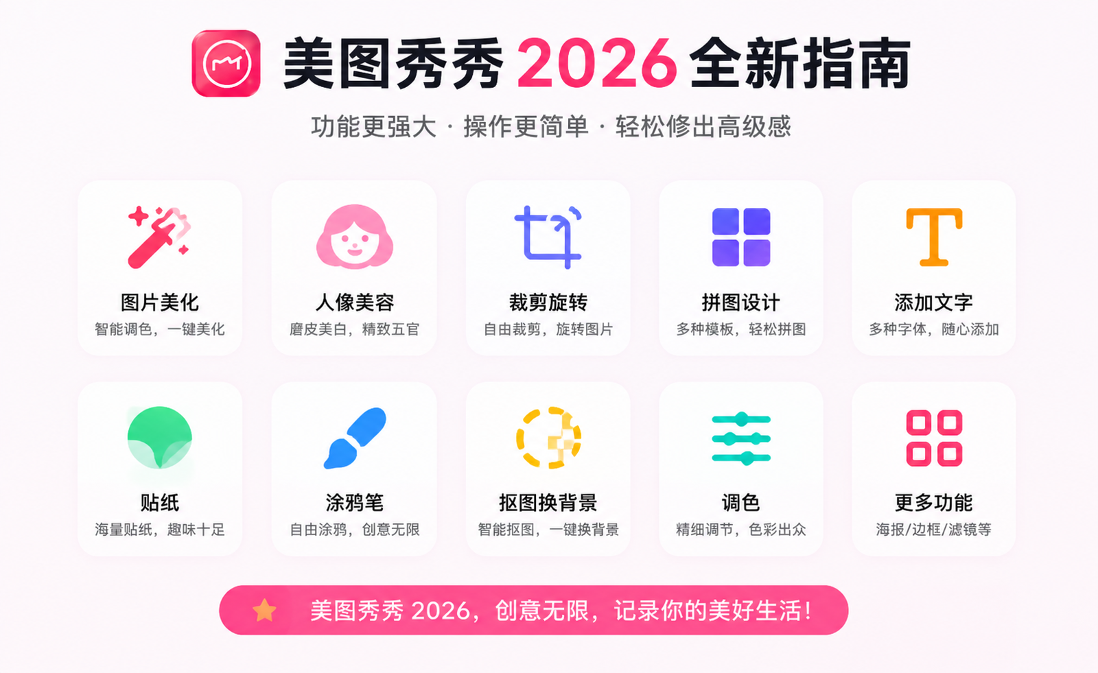 美图秀秀2026全新指南