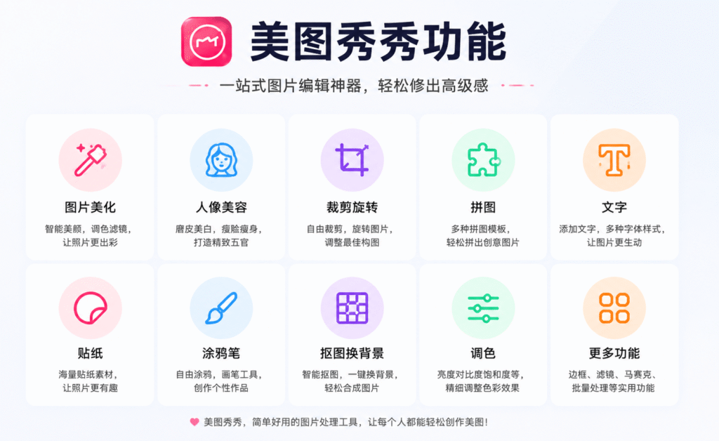 美图秀秀功能